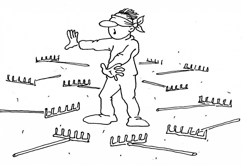 Привычка наступать на одни и те же грабли